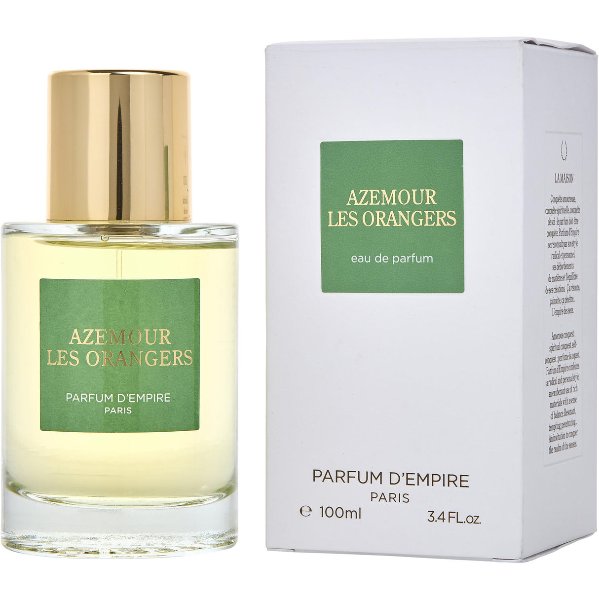 PARFUM D'EMPIRE AZEMOURE LES ORANGERS by PARFUM D'EMPIRE - EAU DE PARFUM SPRAY 3.4 OZ - Unisex