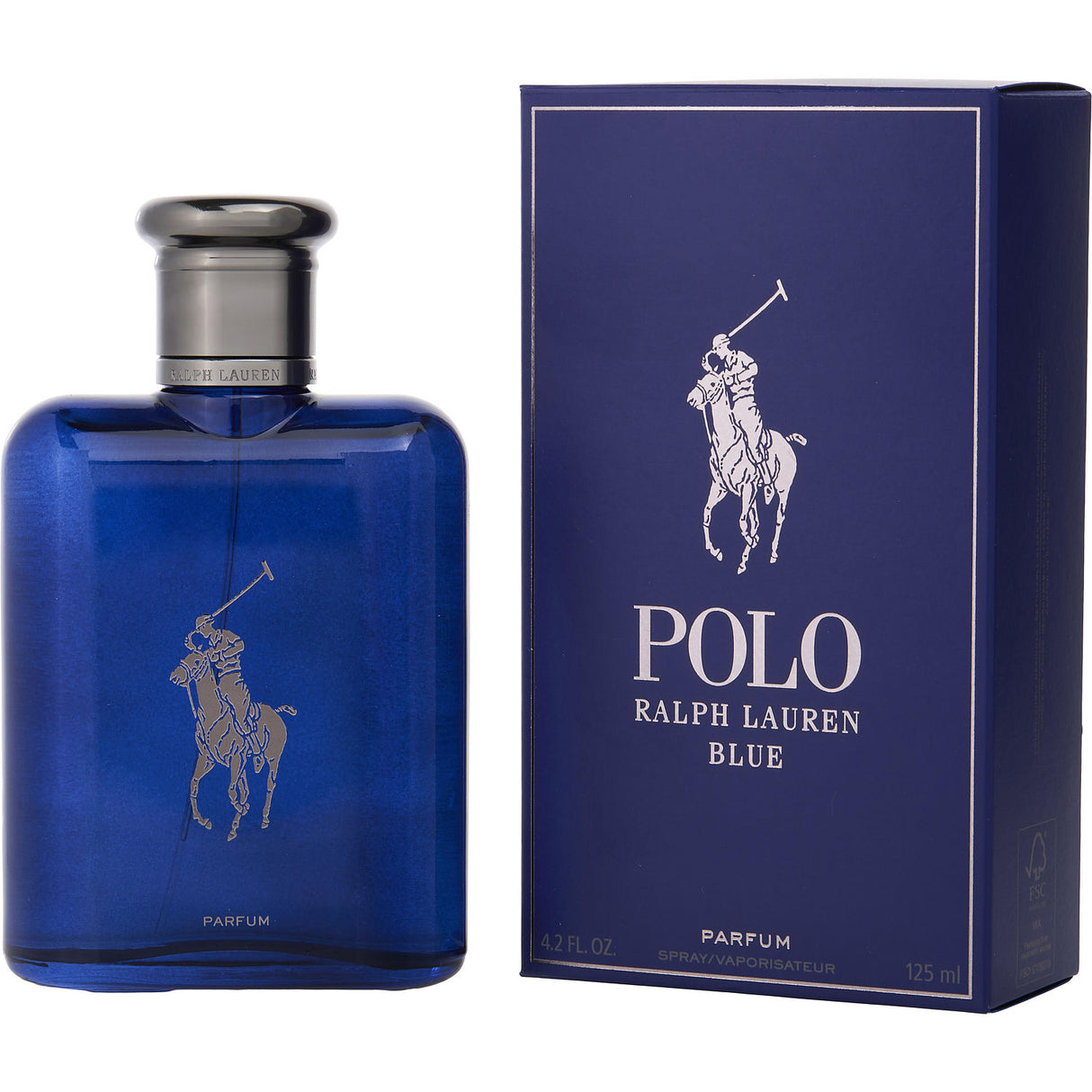 POLO BLUE by Ralph Lauren - PARFUM SPRAY 4.2 OZ - Men