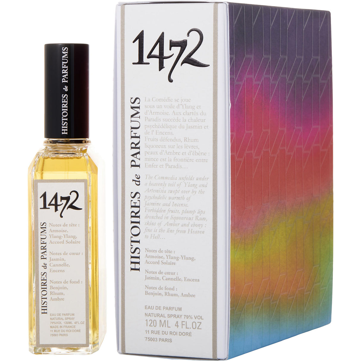 HISTOIRES DE PARFUMS 1472 by Histoires De Parfums - EAU DE PARFUM SPRAY 4 OZ - Men