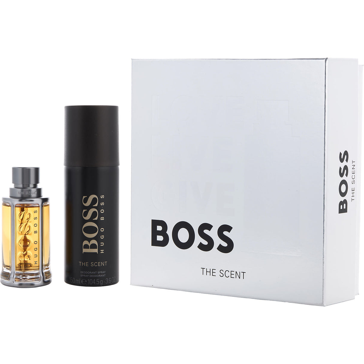 BOSS THE SCENT by Hugo Boss - EDT SPRAY 1.6 OZ & DEODORANT SPRAY 3.6 OZ - Men