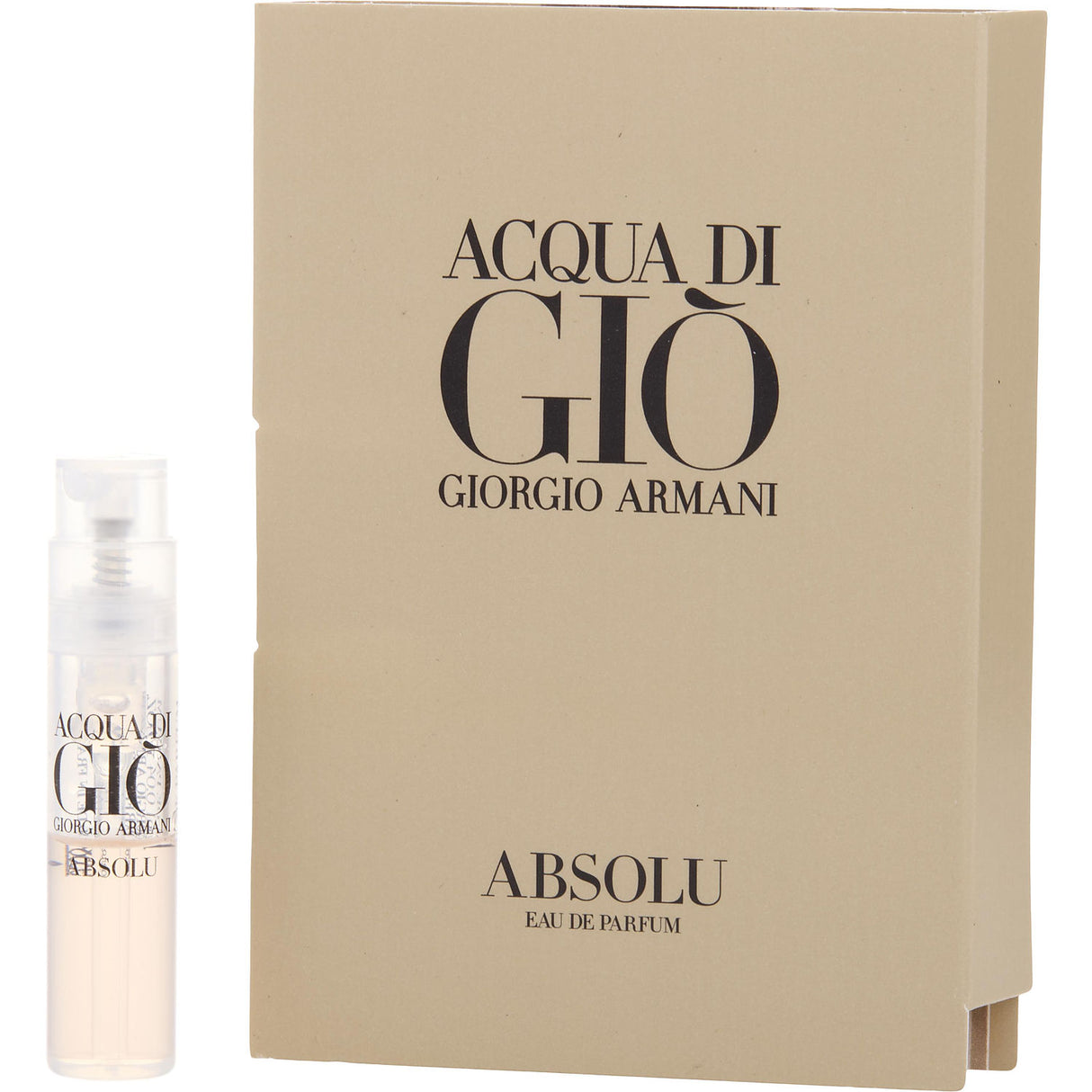 ACQUA DI GIO ABSOLU by Giorgio Armani - EAU DE PARFUM SPRAY VIAL ON CARD - Men