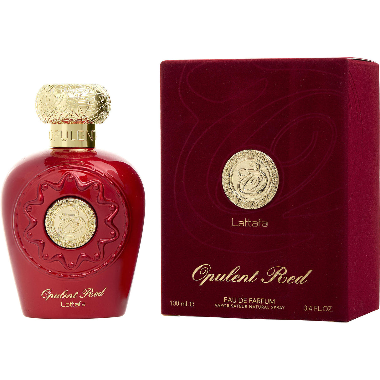 LATTAFA OPULENT RED by Lattafa - EAU DE PARFUM SPRAY 3.4 OZ - Unisex