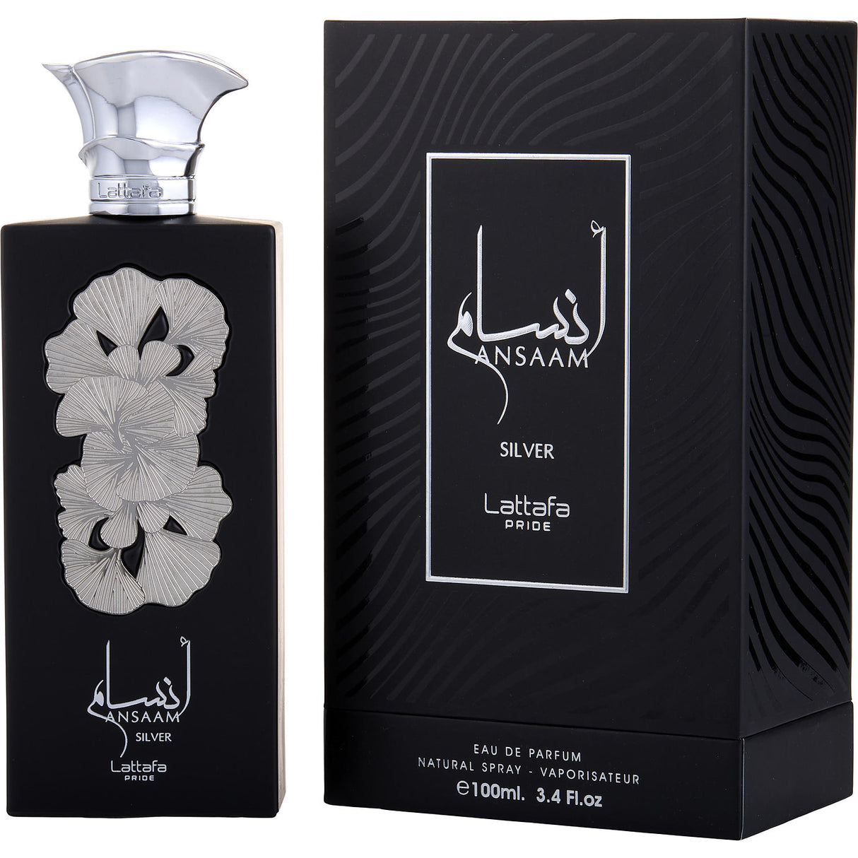 LATTAFA PRIDE ANSAAM SILVER by Lattafa - EAU DE PARFUM SPRAY 3.4 OZ - Unisex