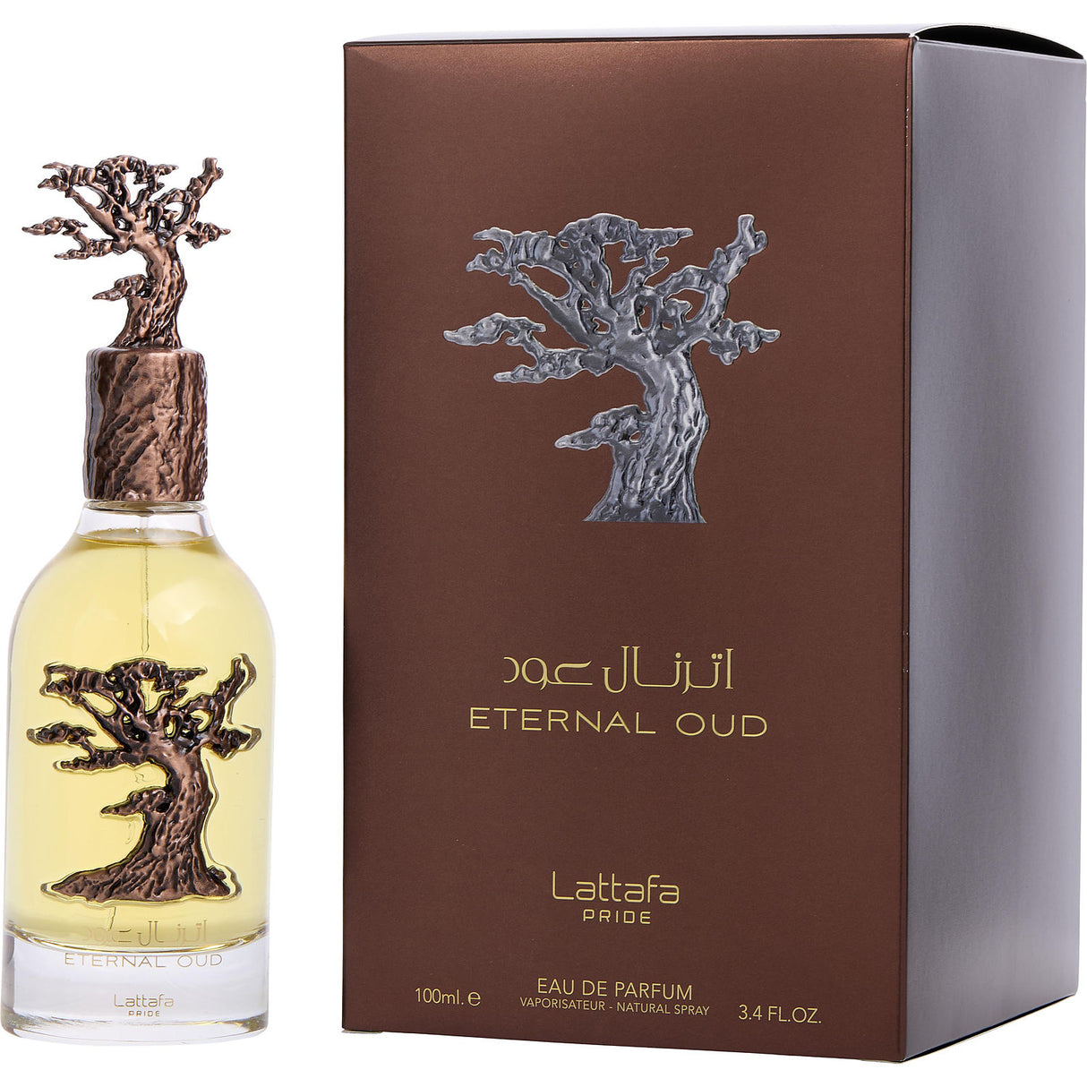 LATTAFA PRIDE ETERNAL OUD by Lattafa - EAU DE PARFUM SPRAY 3.4 OZ - Unisex