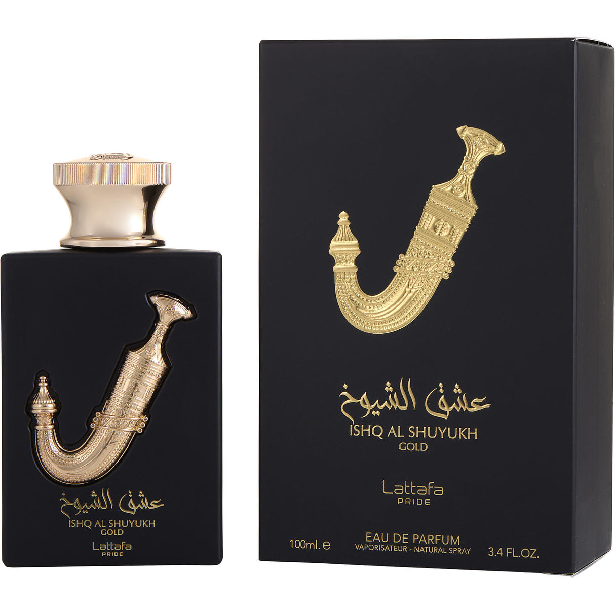 LATTAFA PRIDE ISHQ AL SHUYUKH GOLD by Lattafa - EAU DE PARFUM SPRAY 3.4 OZ - Unisex