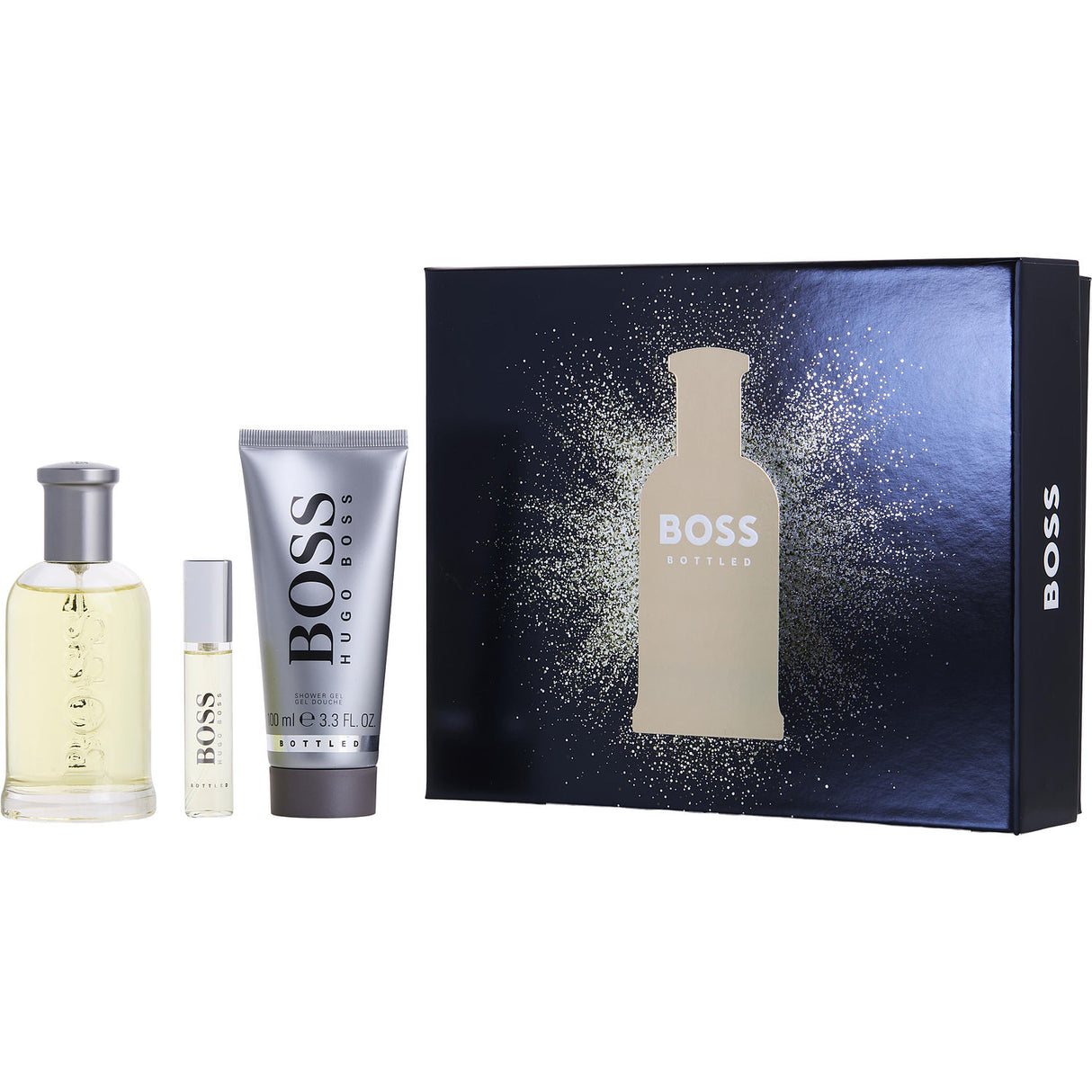 BOSS #6 by Hugo Boss - EDT SPRAY 3.3 OZ & SHOWER GEL 3.4 OZ & EDT SPRAY 0.33 OZ MINI - Men