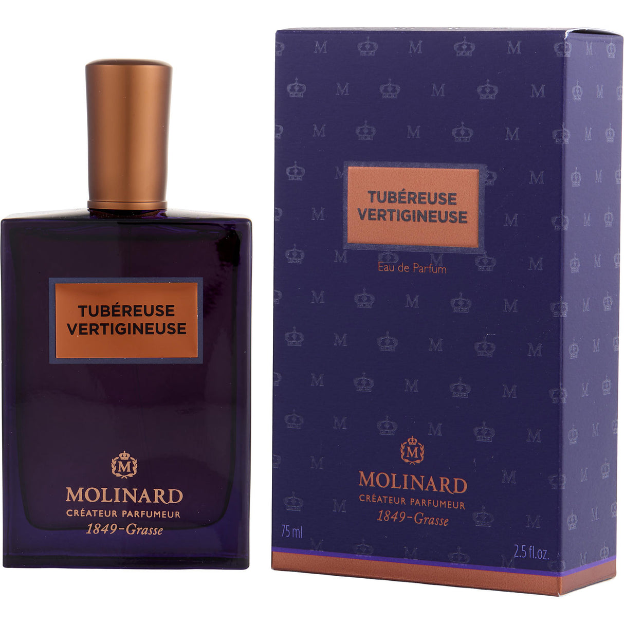 MOLINARD TUBEREUSE VERTIGINEUSE by Molinard - EAU DE PARFUM SPRAY 2.5 OZ (NEW PACKAGING) - Women