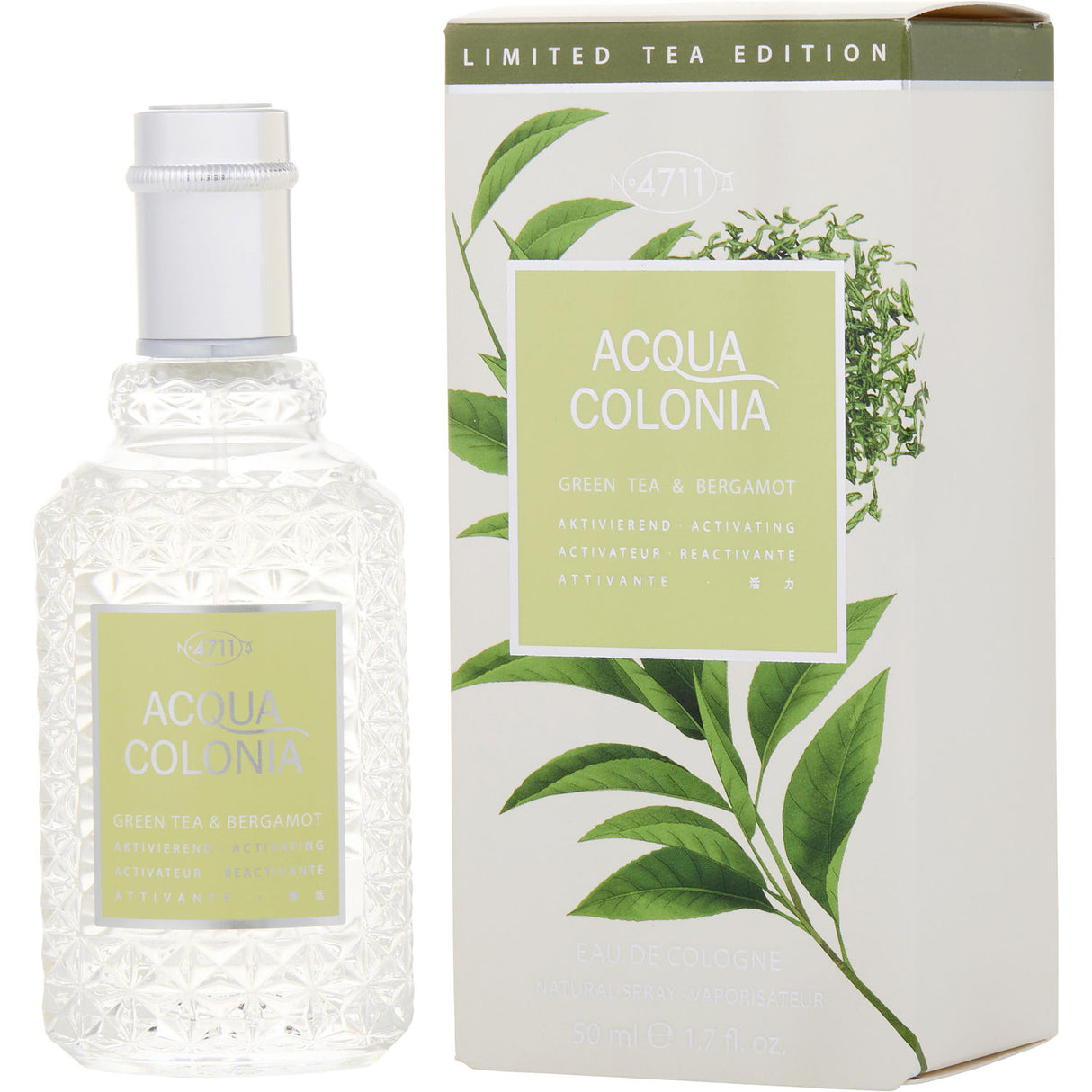 4711 ACQUA COLONIA GREEN TEA & BERGAMOT by 4711 - EAU DE COLOGNE SPRAY 1.7 OZ - Women