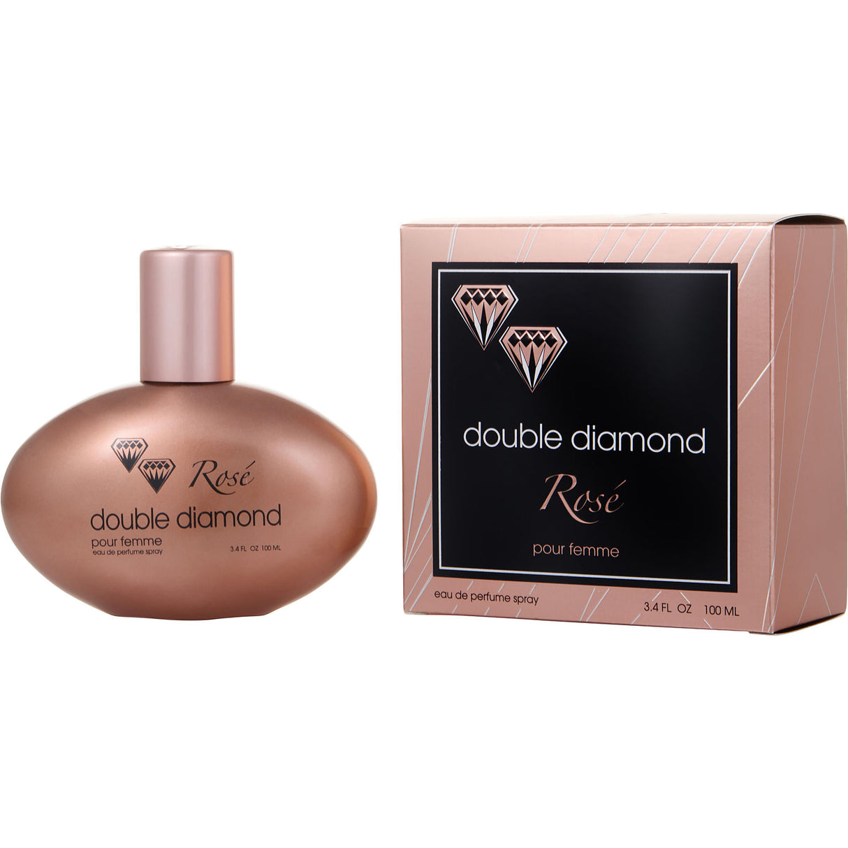 DOUBLE DIAMOND ROSE by YZY PERFUME - EAU DE PARFUM SPRAY 3.4 OZ - Women