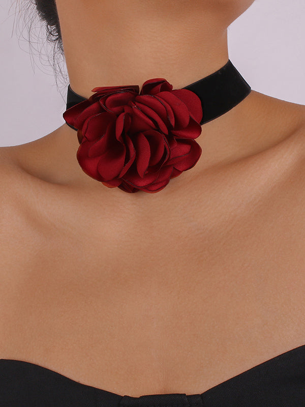 Flower Shape Necklaces Accessories by migunica