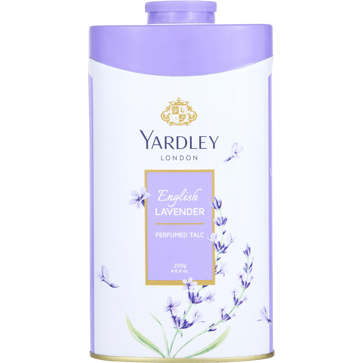 YARDLEY ENGLISH LAVENDER TIN by Yardley - PERFUMED TALC 8.8 OZ (NEW PACKAGING) - Women