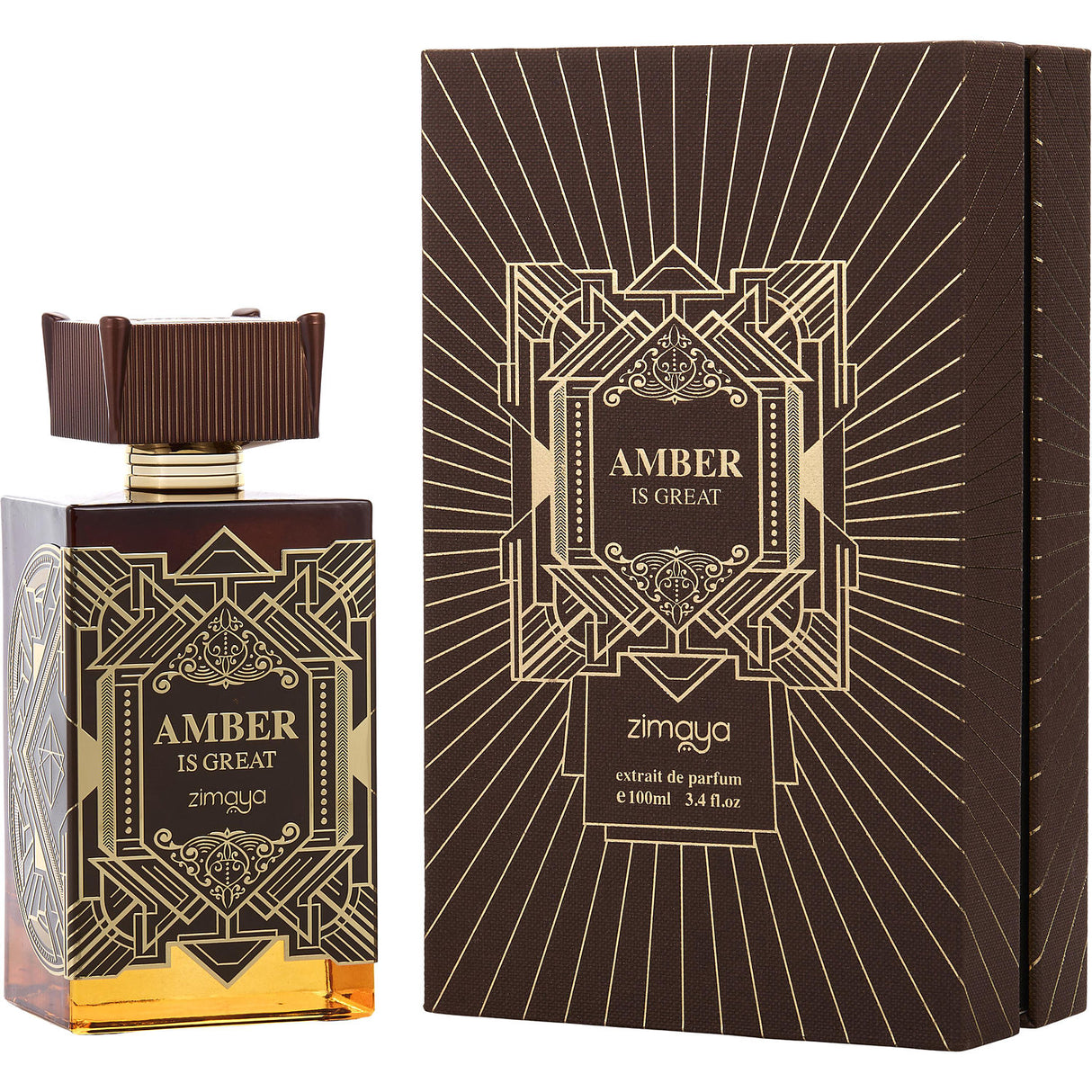 ZIMAYA AMBER IS GREAT by Zimaya - EXTRAIT DE PARFUM SPRAY 3.4 OZ - Unisex