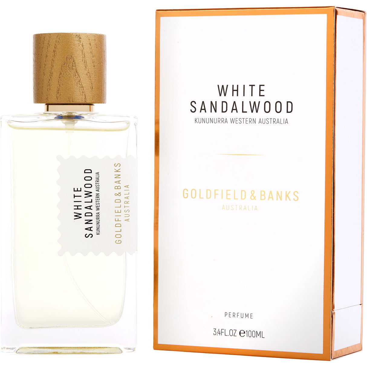 GOLDFIELD & BANKS WHITE SANDALWOOD by Goldfield & Banks - PERFUME CONTENTRATE 3.4 OZ - Unisex