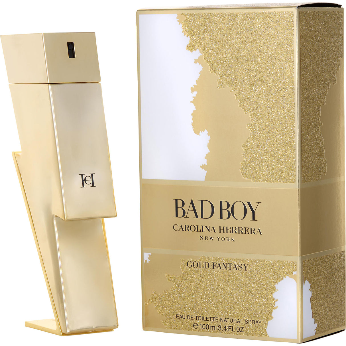 CH BAD BOY GOLD FANTASY by Carolina Herrera - EDT SPRAY 3.4 OZ (COLLECTOR'S EDITION 2022) - Men