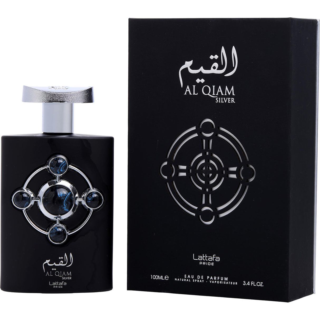 LATTAFA PRIDE AL QIAM SILVER by Lattafa - EAU DE PARFUM SPRAY 3.4 OZ - Men