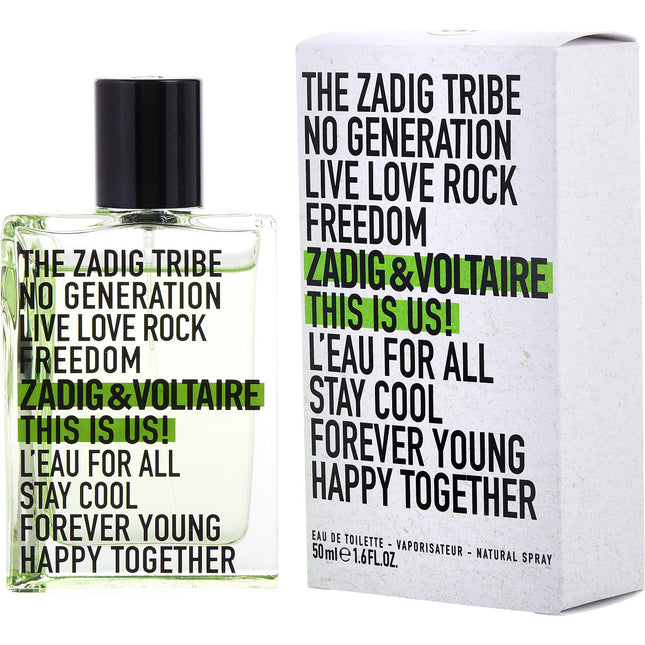 ZADIG & VOLTAIRE THIS IS US! L'EAU FOR ALL by Zadig & Voltaire - EDT SPRAY 1.7 OZ - Unisex