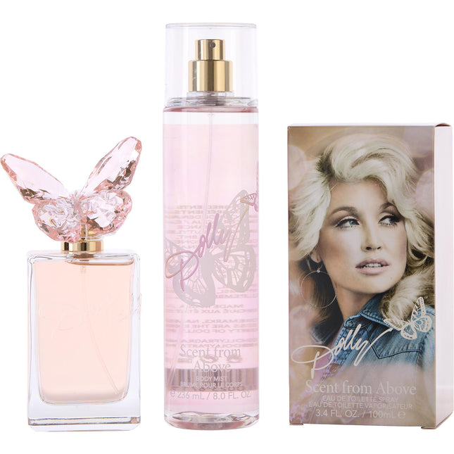 DOLLY PARTON SCENT FROM ABOVE by Dolly Parton - EDT SPRAY 3.4 OZ & BODY MIST 8 OZ - Women