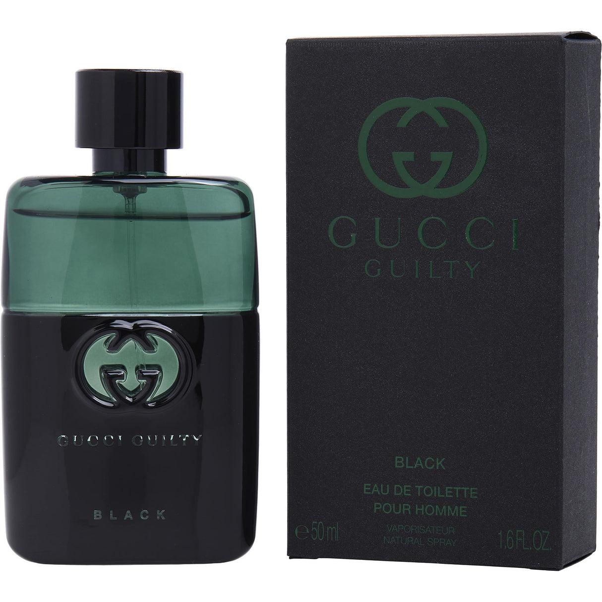 GUCCI GUILTY BLACK POUR HOMME by Gucci - EDT SPRAY 1.6 OZ (NEW PACKAGING) - Men