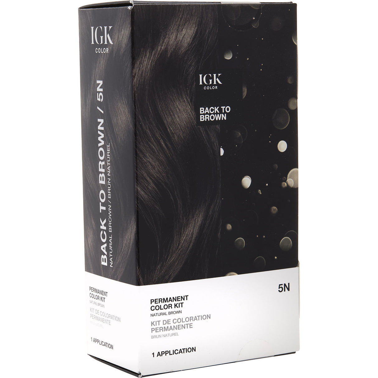 IGK by IGK - PERMANENT COLOR KIT - 5N BACK TO BROWN (NATURAL BROWN) - Unisex