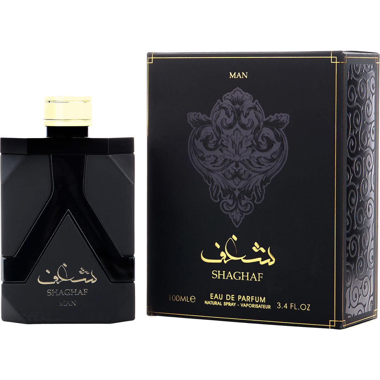 ASDAAF SHAGHAF MAN by Lattafa - EAU DE PARFUM SPRAY 3.4 OZ - Men