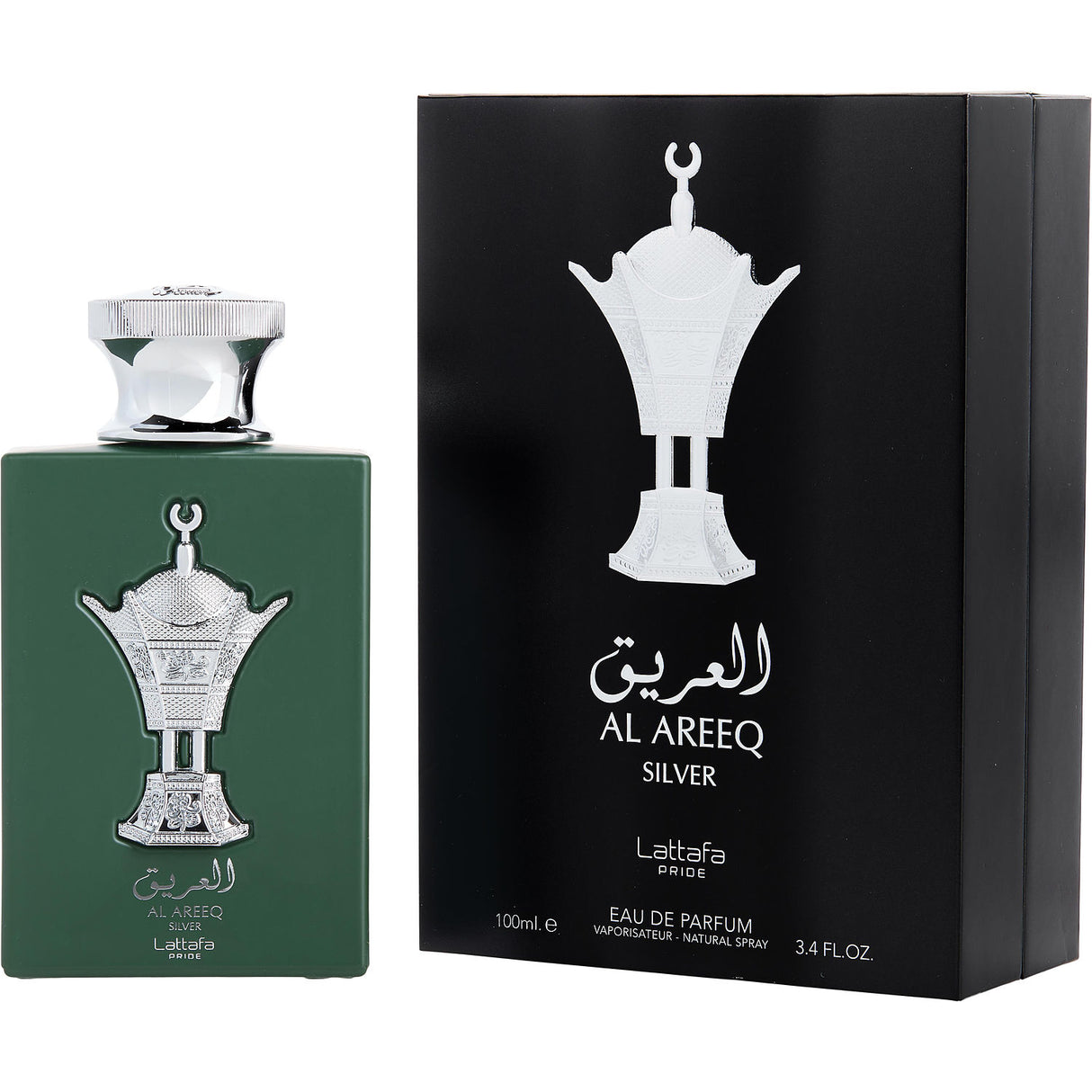 LATTAFA PRIDE AL AREEQ SILVER by Lattafa - EAU DE PARFUM SPRAY 3.4 OZ - Unisex