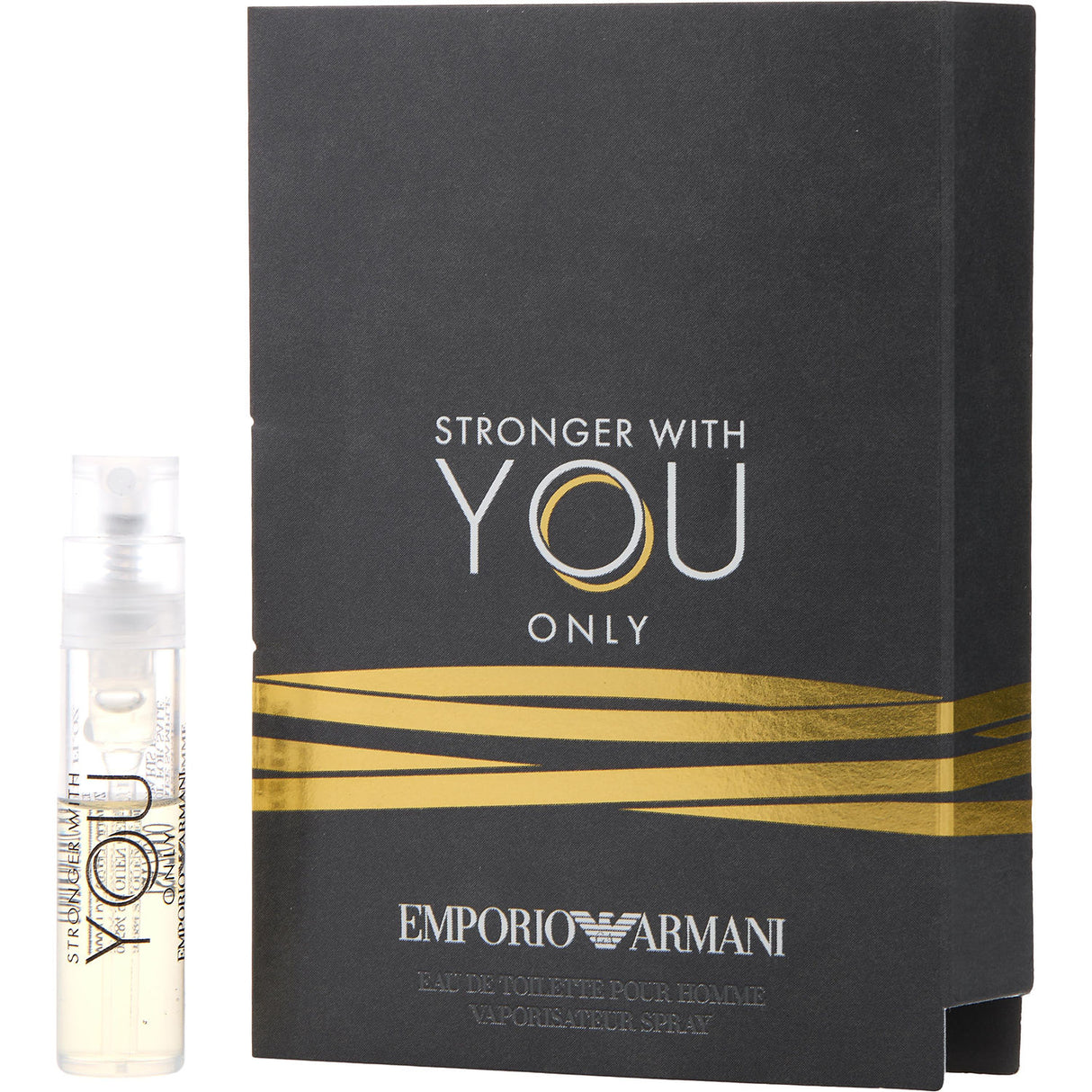 EMPORIO ARMANI STRONGER WITH YOU ONLY by Giorgio Armani - EDT SPRAY VIAL - Men