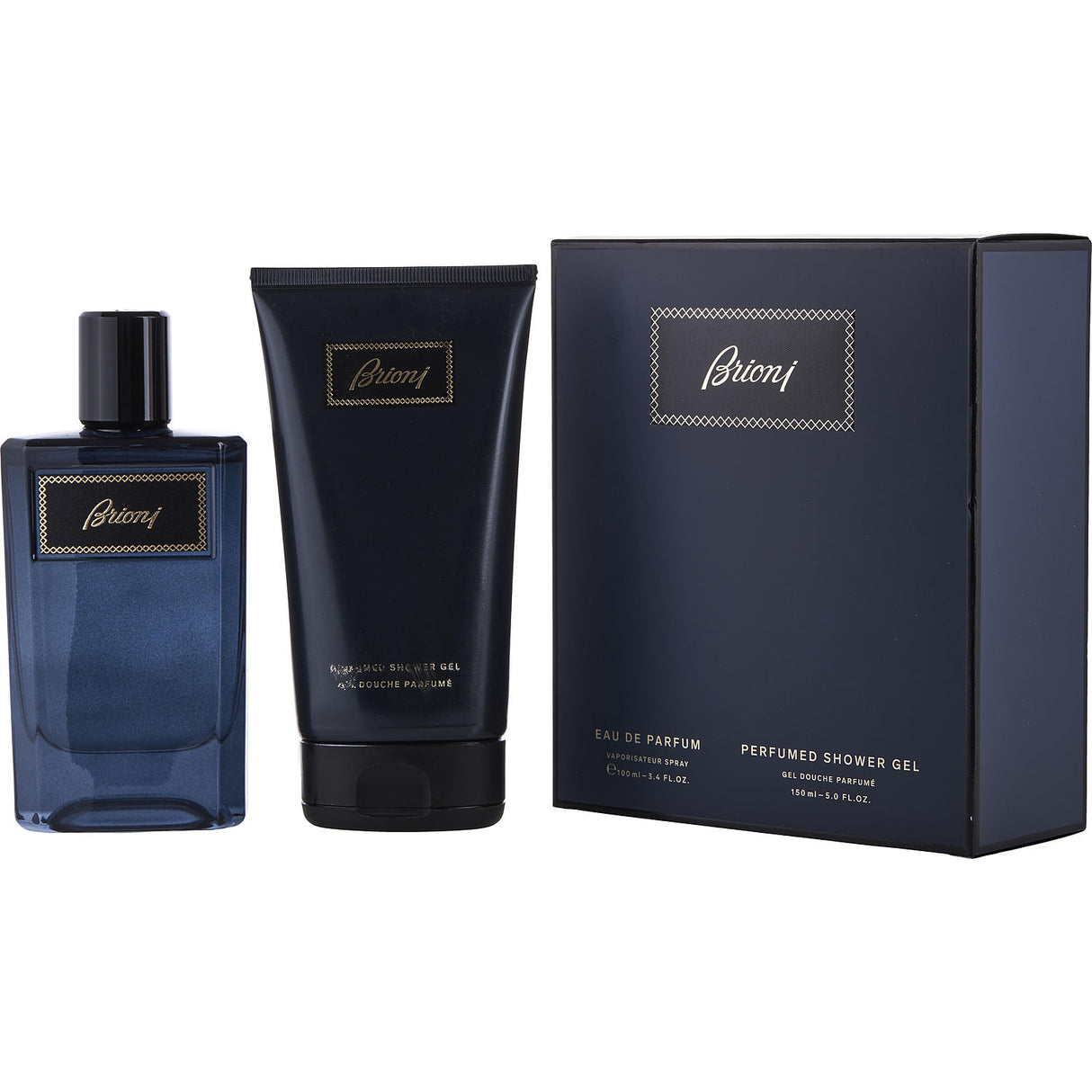 BRIONI by Brioni - EAU DE PARFUM SPRAY 3.4 OZ & SHOWER GEL 5 OZ - Men