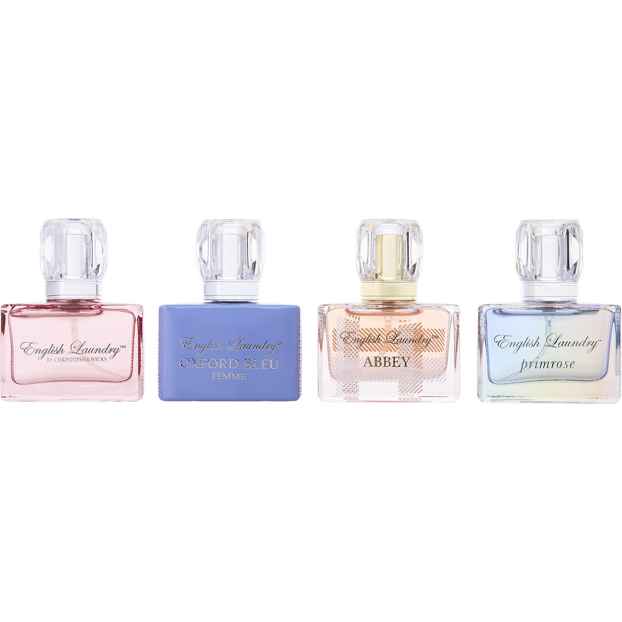 ENGLISH LAUNDRY VARIETY by English Laundry - 4 PIECE WOMENS VARIETY WITH SIGNATURE & OXFORX BLEU & ABBEY & PRIMROSE AND ALL ARE EAU DE PARUM 0.68 OZ - Women