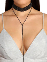 Rhinestone Tasseled Body Chain Accessories Necklaces Accessories by migunica