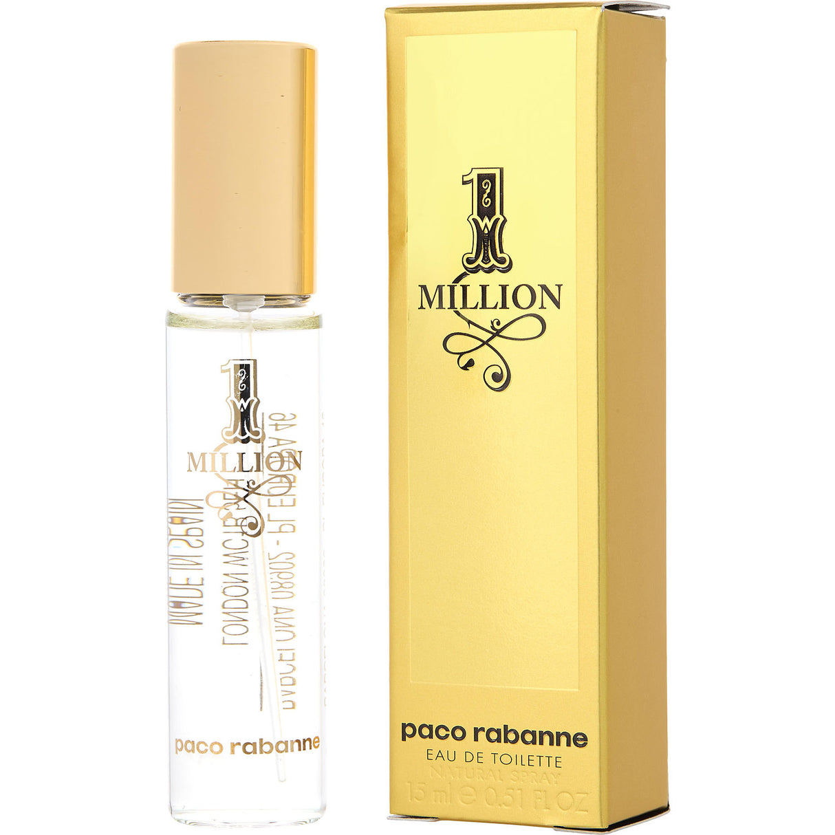 PACO RABANNE 1 MILLION by Paco Rabanne - EDT SPRAY 0.5 OZ - Men