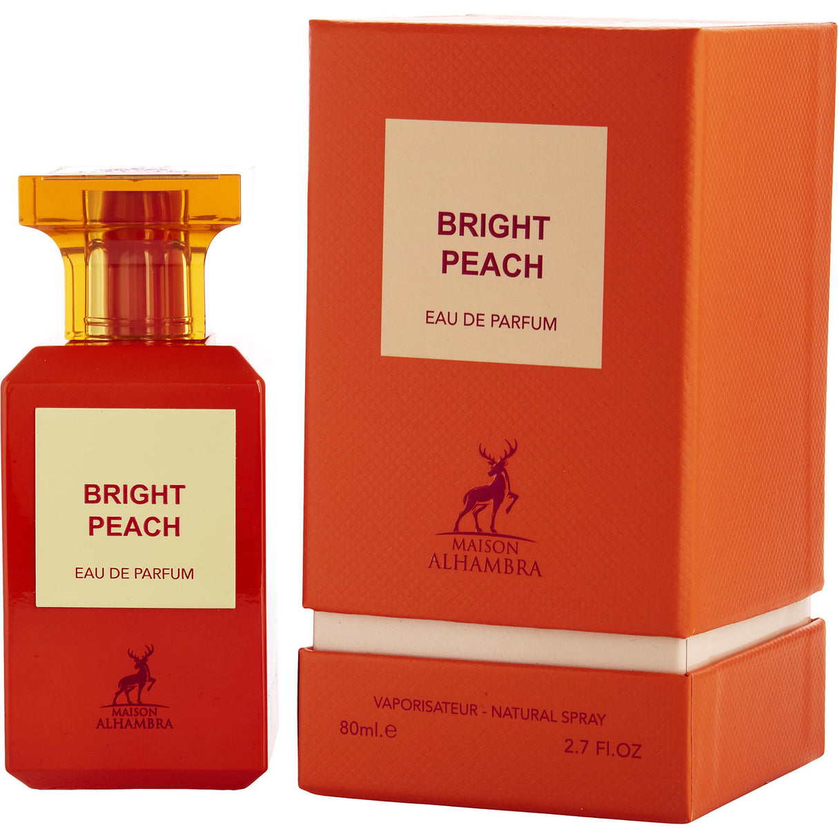 MAISON ALHAMBRA BRIGHT PEACH by Maison Alhambra - EAU DE PARFUM 2.7 OZ - Women