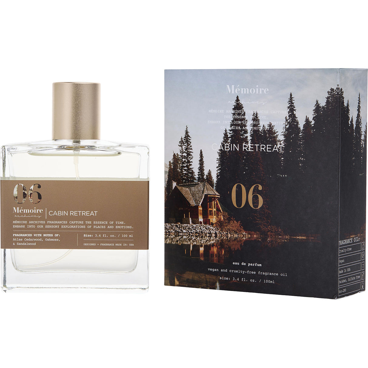 MEMOIRE ARCHIVES CABIN RETREAT by Memoire Archives - EAU DE PARFUM SPRAY 3.4 OZ - Unisex