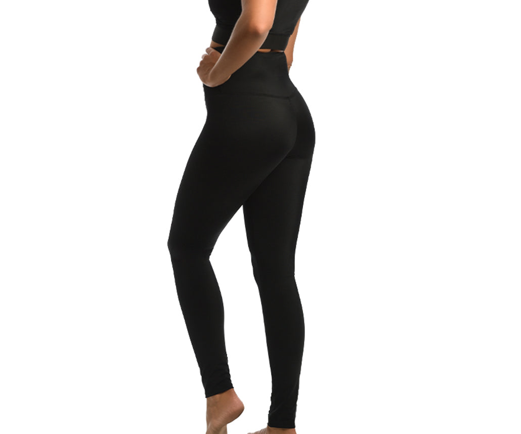 InstantFigure Compression Hi-waist leggings-no side seams 1WPL028 by InstantFigure INC