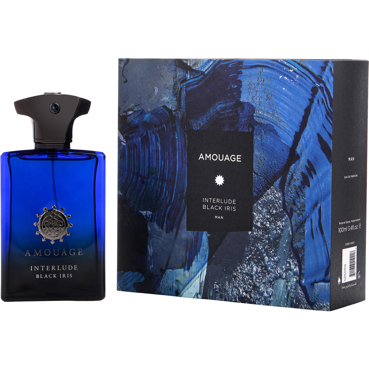 AMOUAGE INTERLUDE BLACK IRIS by Amouage - EAU DE PARFUM SPRAY 3.4 OZ (NEW PACKAGING) - Men