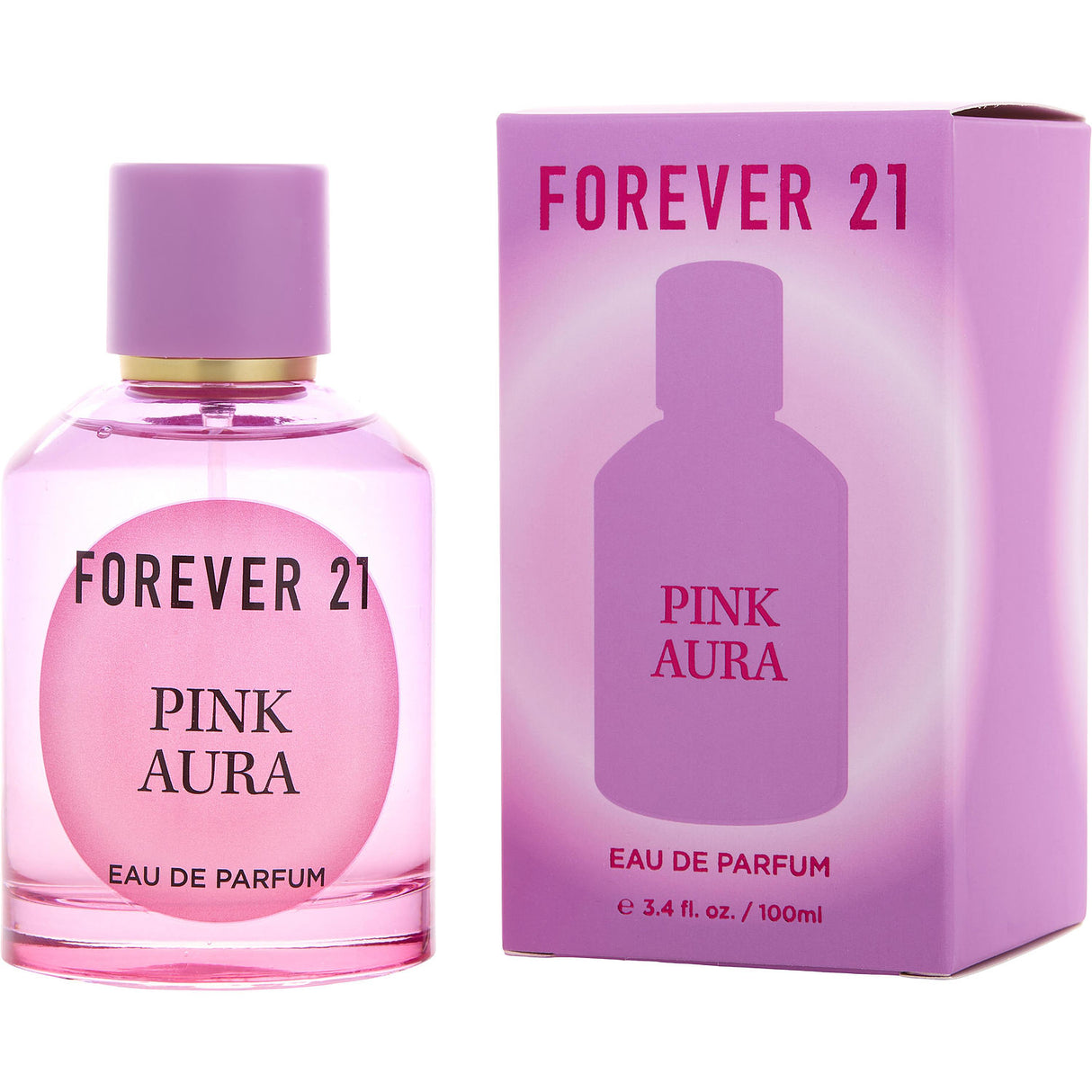 PINK AURA by Forever 21 - EAU DE PARFUM SPRAY 3.4 OZ - Women