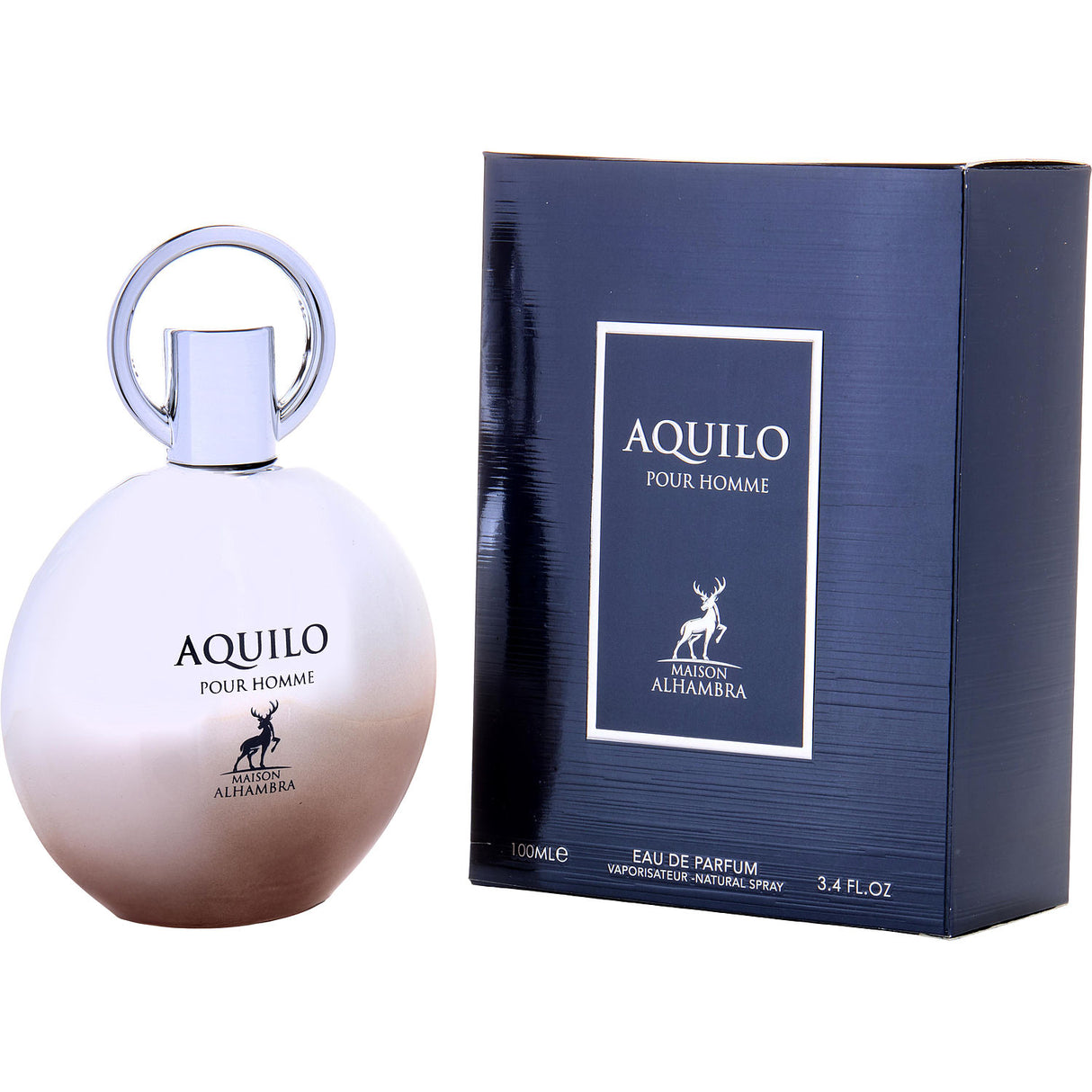 MAISON ALHAMBRA AQUILIO POUR HOMME by Maison Alhambra - EAU DE PARFUM SPRAY 3.4 OZ - Men