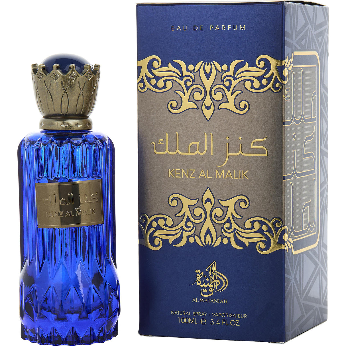 AL WATANIAH KENZ AL MALIK by Al Wataniah - EAU DE PARFUM SPRAY 3.4 OZ - Men