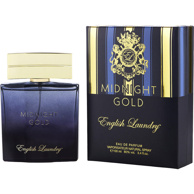 ENGLISH LAUNDRY MIDNIGHT GOLD by English Laundry - EAU DE PARFUM SPRAY 3.4 OZ - Men