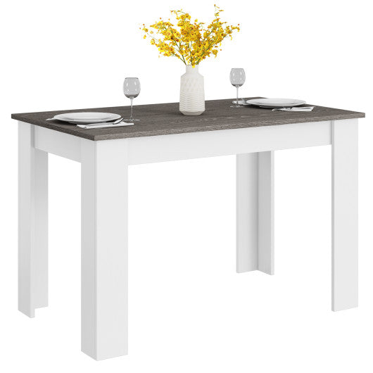 47 Inches Dining Table for Kitchen and Dining Room-Dark Gray