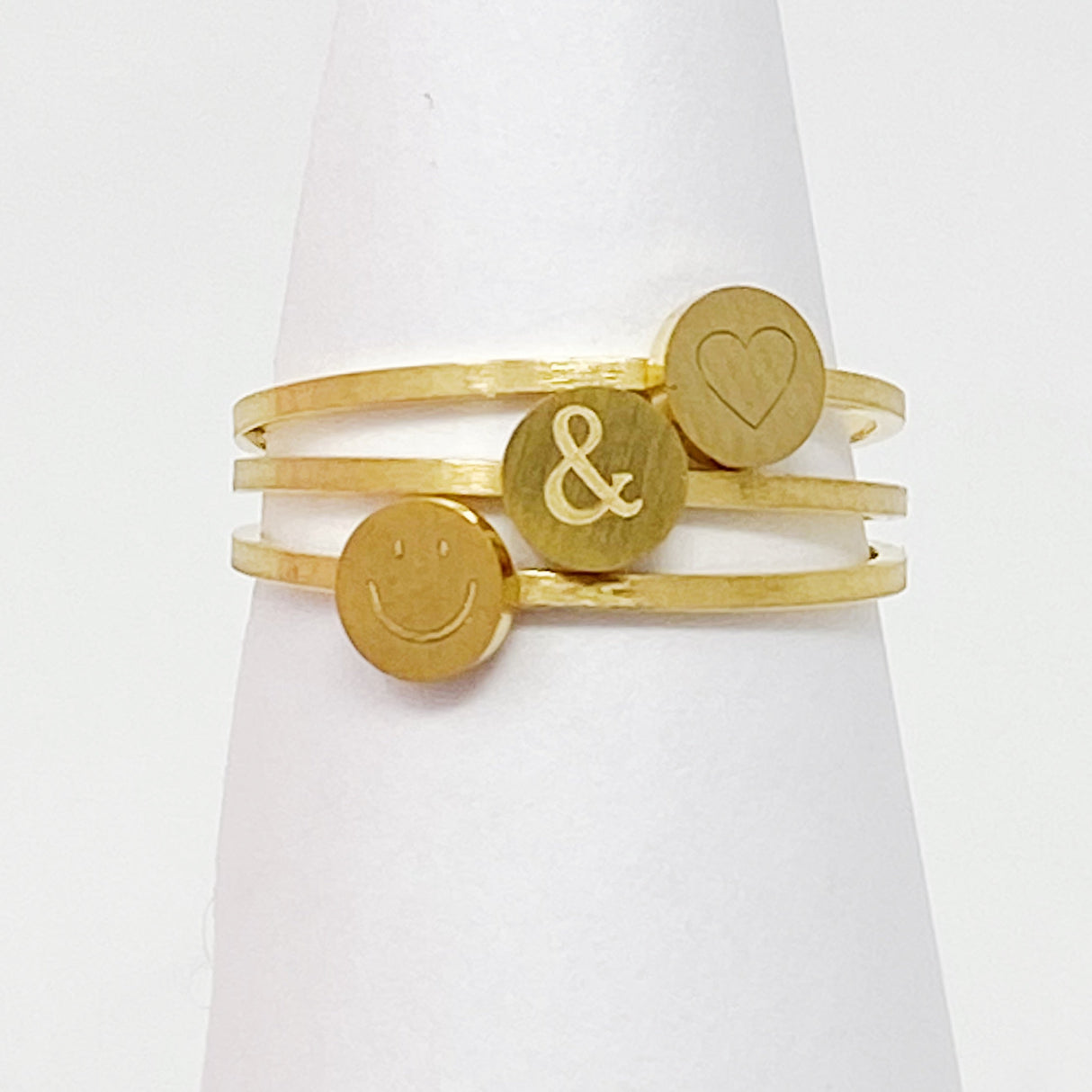 Tiny Disc Stackable Ring by Ellisonyoung.com