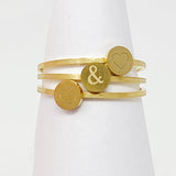 Tiny Disc Stackable Ring by Ellisonyoung.com