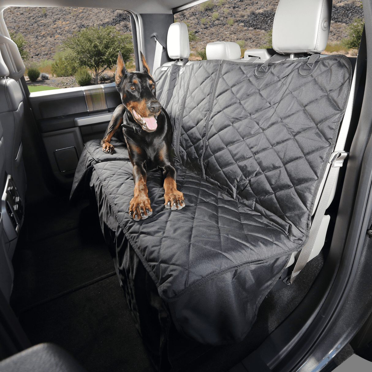 Multi-Function Crew Cab Truck Seat Cover with Hammock by 4Knines®