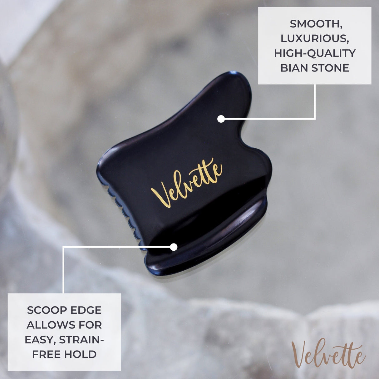 Anti-Aging Facial Gua Sha Kit by Velvette