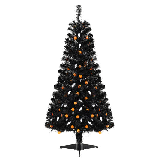 4.5 Feet Artificial Halloween Tree with 6 Lighting Modes and 5 Musics