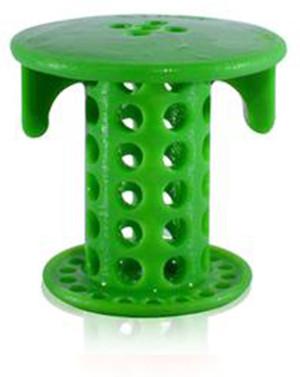 SinkShroom® (Green) The Hair Catcher That Prevents Clogged Bathroom Sink Drains by TubShroom.com