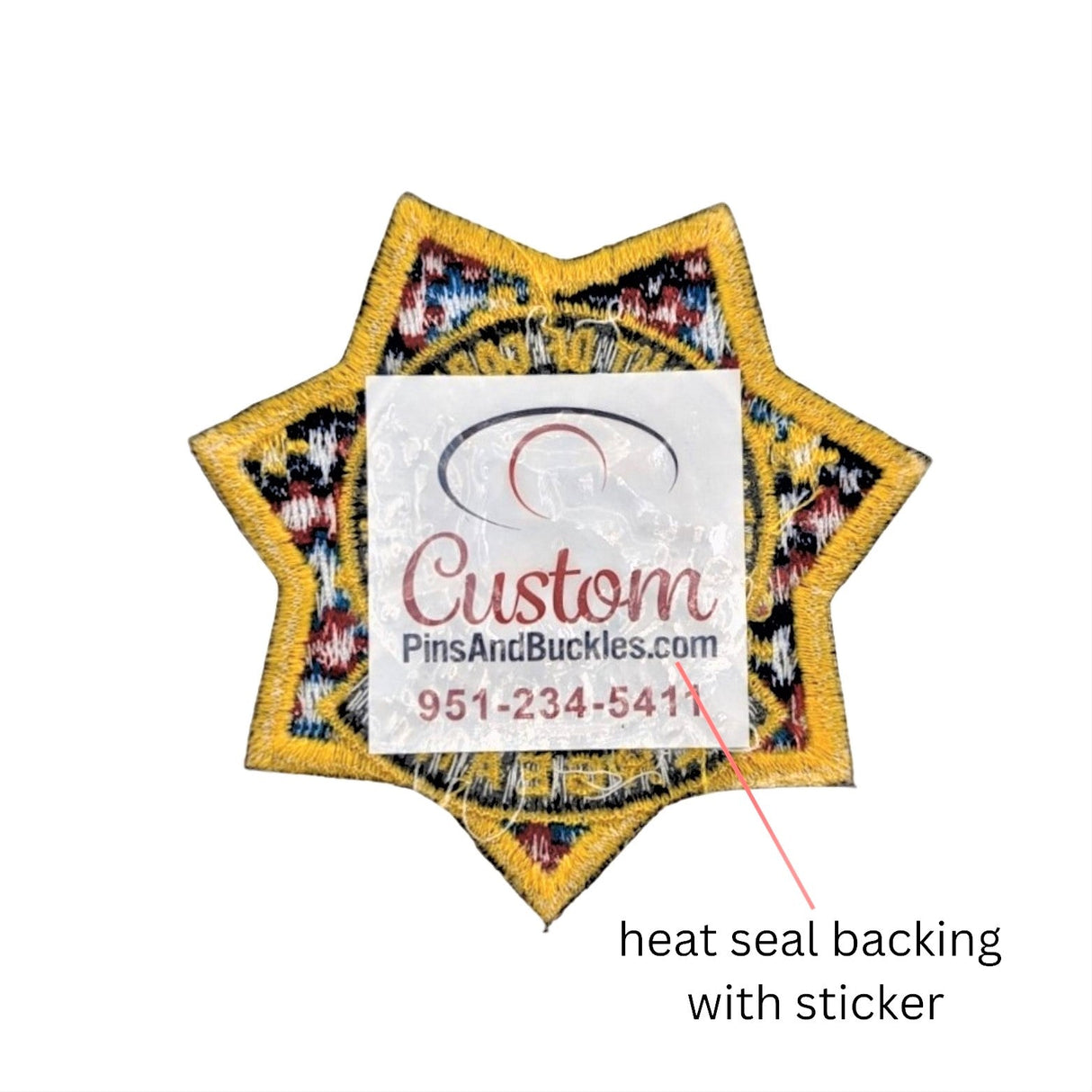 CDCR CAPTAIN <br> Autism Awareness <br>  Ribbon Badge Patch by Custom Pins & Buckles