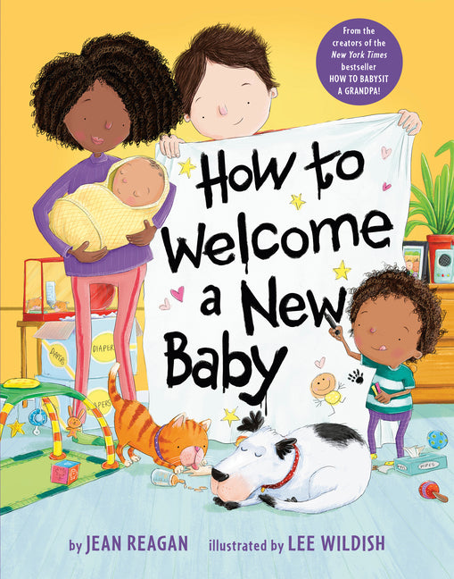 How to Welcome a New Baby - Board Book by Books by splitShops