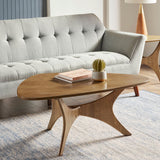 Triangle Solid Wood Coffee table by Blak Hom