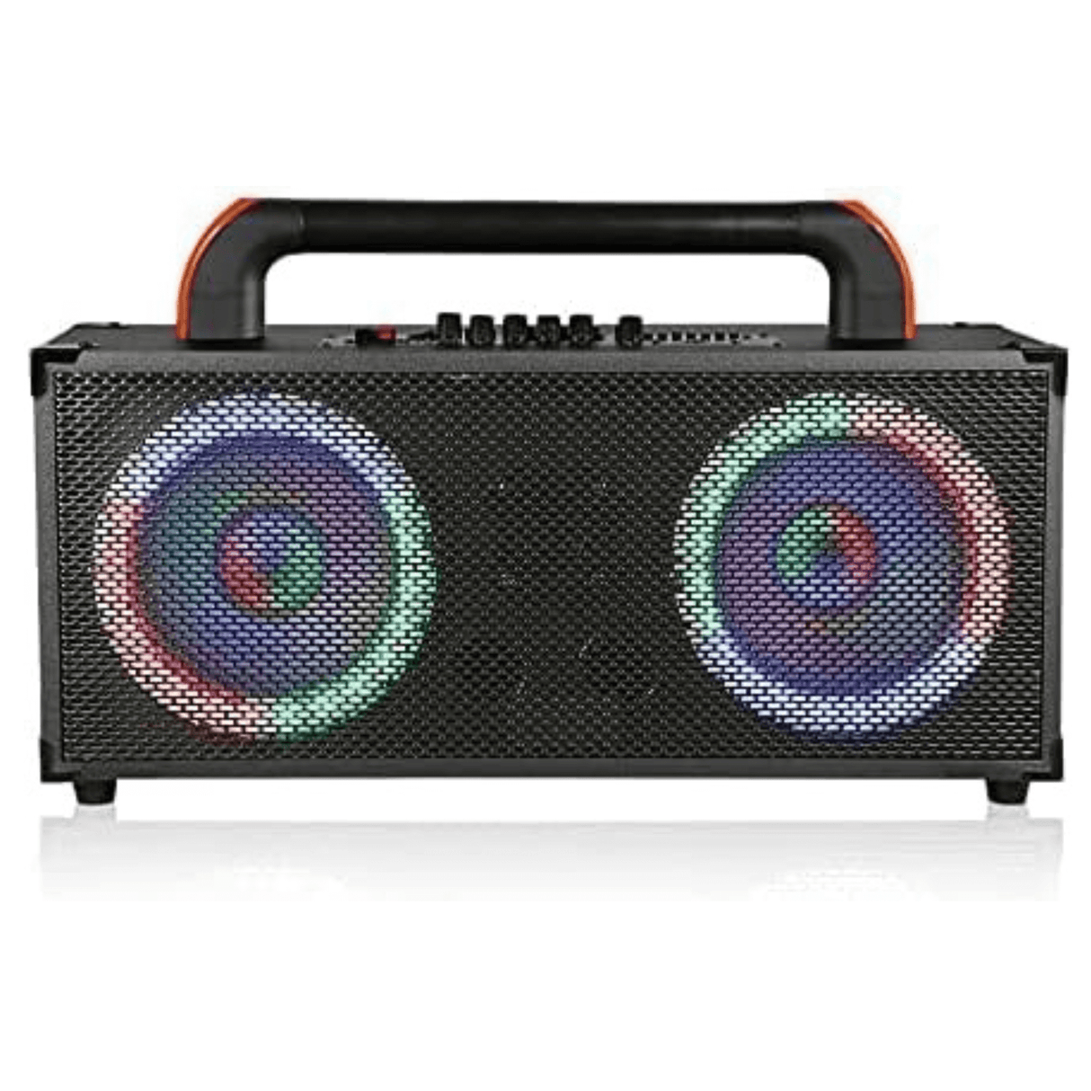 Dual 8" Portable Bluetooth Cabinet Speaker