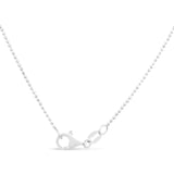 .925 Sterling Silver 0.7mm Slim and Dainty Unisex 18" Inch Ball Bead Chain Necklace by Haus of Brilliance